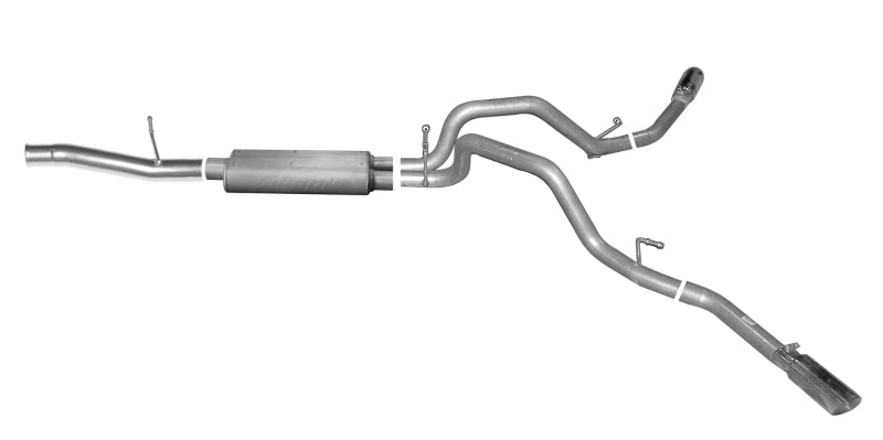Gibson 15-18 Chevrolet Silverado 1500 LS 5.3L 3in/2.25in Cat-Back Dual Extreme Exhaust - Aluminized Gibson 15-18 Chevrolet Silverado 1500 LS 5.3L 3in/2.25in Cat-Back Dual Extreme Exhaust - Aluminized