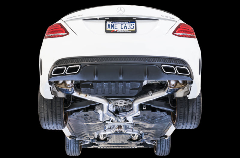 AWE Tuning Mercedes-Benz W205 AMG C63/S Coupe SwitchPath Exhaust System - for DPE Cars AWE Tuning Mercedes-Benz W205 AMG C63/S Coupe SwitchPath Exhaust System - for DPE Cars