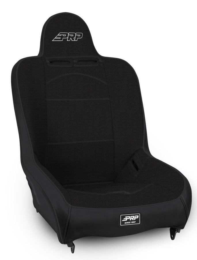 PRP Premier High Back Suspension Seat (Two Neck Slots) - All Black PRP Premier High Back Suspension Seat (Two Neck Slots) - All Black