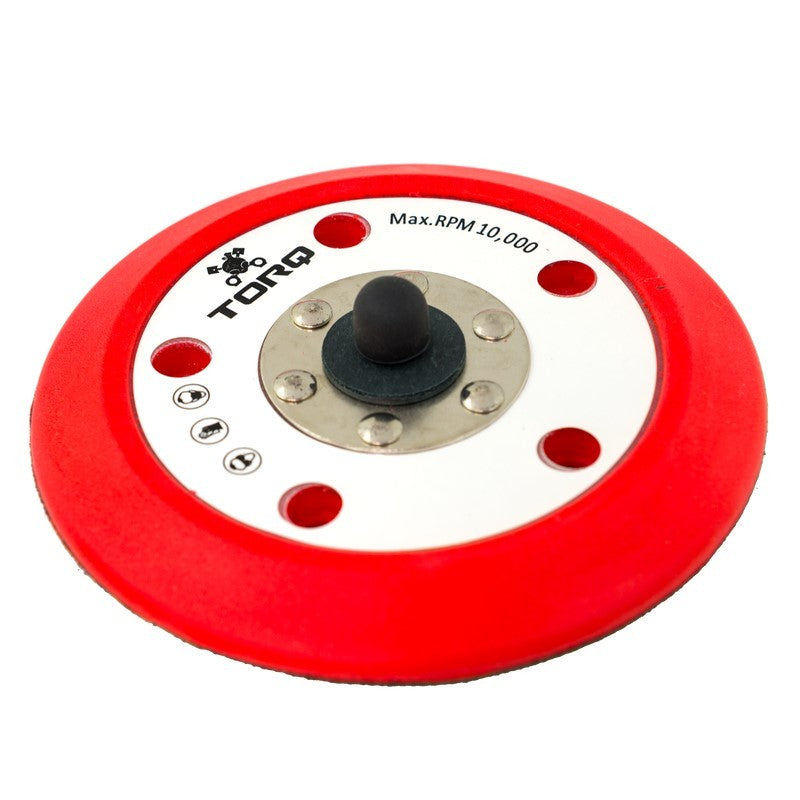 Chemical Guys TORQ R5 Dual-Action Red Backing Plate w/Hyper Flex Technology - 5in Chemical Guys TORQ R5 Dual-Action Red Backing Plate w/Hyper Flex Technology - 5in