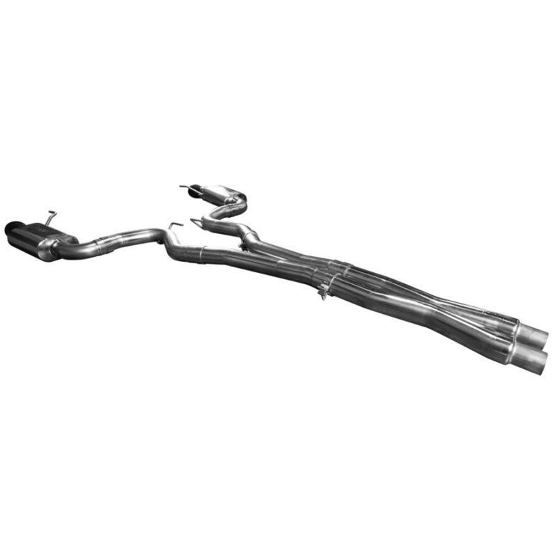 Kooks 15+ Mustang 5.0L 4V Convertible 3in Cat-Back w/ X-Pipe 4in Slash Cut Black Tips Exhaust Kooks 15+ Mustang 5.0L 4V Convertible 3in Cat-Back w/ X-Pipe 4in Slash Cut Black Tips Exhaust