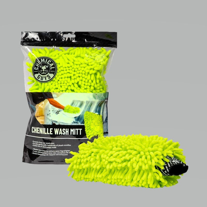 Chemical Guys Chenille Premium Scratch-Free Microfiber Wash Mitt Chemical Guys Chenille Premium Scratch-Free Microfiber Wash Mitt