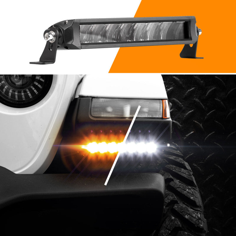 XK Glow Razor Light Bar Fog+Strobe No Wire & Switch 6in XK Glow Razor Light Bar Fog+Strobe No Wire & Switch 6in