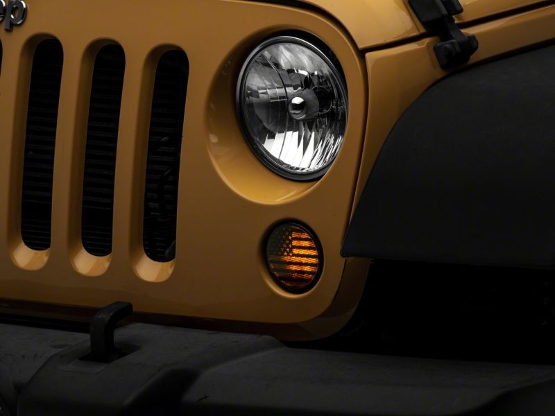 Raxiom Axial Series Turn Signal Lights Old Glory 07-18 Jeep Wrangler JK Raxiom Axial Series Turn Signal Lights Old Glory 07-18 Jeep Wrangler JK