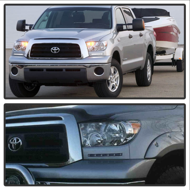 Spyder Toyota Tundra 07-13 Daytime LED Running Lights wo/switch Silver FL-DRL-TTU07-SIL Spyder Toyota Tundra 07-13 Daytime LED Running Lights wo/switch Silver FL-DRL-TTU07-SIL
