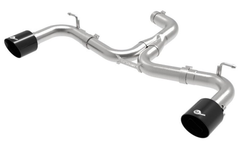 aFe 18-20 VW GTI (MK7.5) 2.0L MACH Force-Xp 3in to 2.5in 304 SS Axle-Back Exhaust System-Black Tips aFe 18-20 VW GTI (MK7.5) 2.0L MACH Force-Xp 3in to 2.5in 304 SS Axle-Back Exhaust System-Black Tips