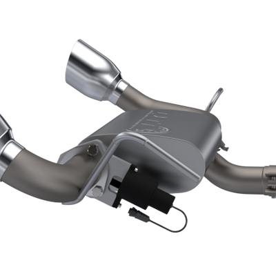 QTP 07-18 Jeep Wrangler 3.6L/3.8L 304SS Screamer Axle Back Exhaust w/4in Tips