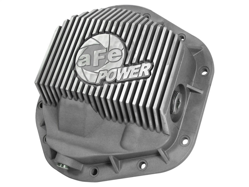 afe Front Differential Cover (Raw; Street Series); Ford Diesel Trucks 94.5-14 V8-7.3/6.0/6.4/6.7L afe Front Differential Cover (Raw; Street Series); Ford Diesel Trucks 94.5-14 V8-7.3/6.0/6.4/6.7L