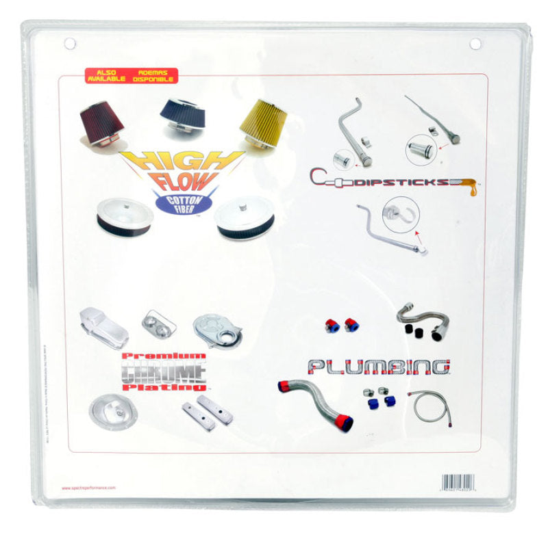 Spectre Round Air Filter 14in. x 3in. - White (Paper) Spectre Round Air Filter 14in. x 3in. - White (Paper)