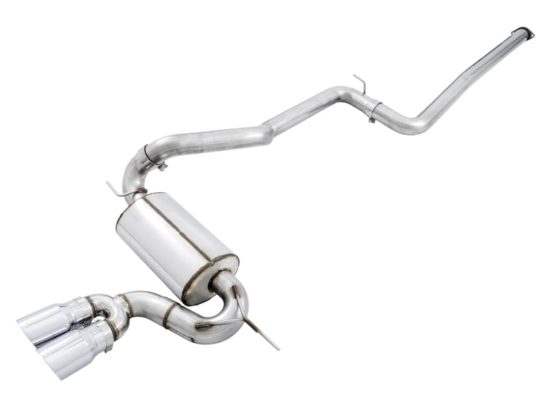 AWE Tuning Ford Focus ST Touring Edition Cat-back Exhaust - Non-Resonated - Chrome Silver Tips AWE Tuning Ford Focus ST Touring Edition Cat-back Exhaust - Non-Resonated - Chrome Silver Tips