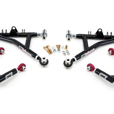 UMI Performance 93-02 GM F-Body Front A-arm Kit Adjustable CrMo Drag Race