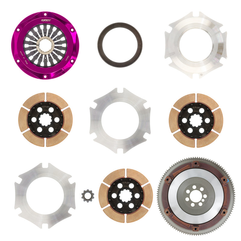 Exedy 2008-2015 Mitsubishi Lancer Evolution GSR L4 Hyper Triple Cerametallic Clutch Rigid Disc Exedy 2008-2015 Mitsubishi Lancer Evolution GSR L4 Hyper Triple Cerametallic Clutch Rigid Disc