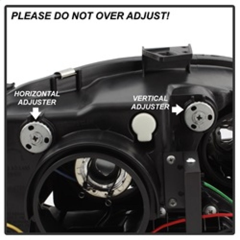 Spyder Audi A4 06-08 Projector Headlights Halogen Model Only - DRL Black PRO-YD-AA405-DRL-BK Spyder Audi A4 06-08 Projector Headlights Halogen Model Only - DRL Black PRO-YD-AA405-DRL-BK