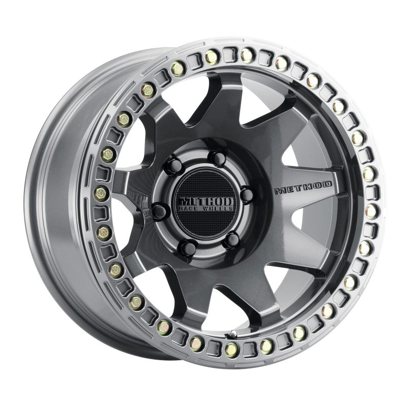 Method MR108 17x9 -44mm Offset 6x5.5 106.25mm CB Gloss Titanium w/BH-H24125-38 Wheel Method MR108 17x9 -44mm Offset 6x5.5 106.25mm CB Gloss Titanium w/BH-H24125-38 Wheel