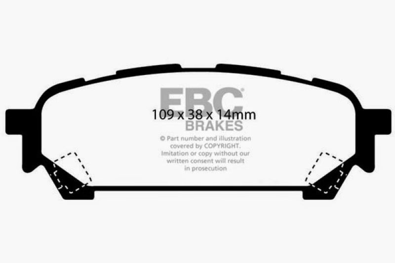 EBC 03-05 Subaru Impreza 2.0 Turbo WRX Bluestuff Rear Brake Pads EBC 03-05 Subaru Impreza 2.0 Turbo WRX Bluestuff Rear Brake Pads