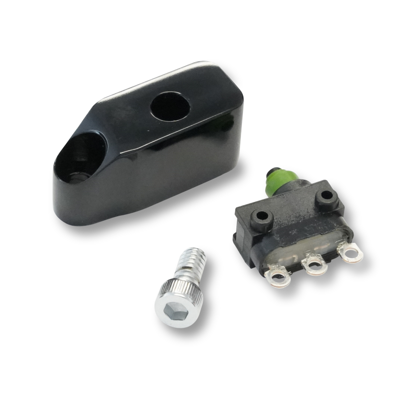 Performance Machine Brake Light/Clutch Kill Switch Kit - Black Ano Performance Machine Brake Light/Clutch Kill Switch Kit - Black Ano