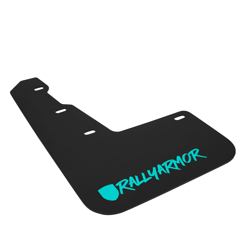 Rally Armor 15-21 Subaru WRX/STI Black UR Mud Flap w/Teal Altered Font Logo Rally Armor 15-21 Subaru WRX/STI Black UR Mud Flap w/Teal Altered Font Logo