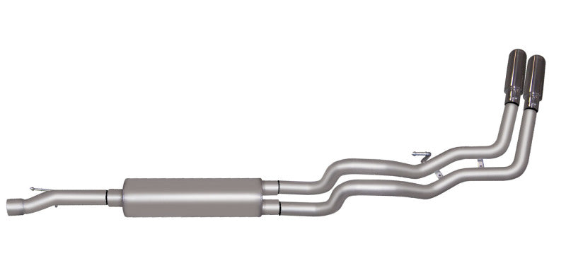 Gibson 06-07 Dodge Ram 1500 SLT 5.7L 2.5in Cat-Back Dual Sport Exhaust - Aluminized Gibson 06-07 Dodge Ram 1500 SLT 5.7L 2.5in Cat-Back Dual Sport Exhaust - Aluminized