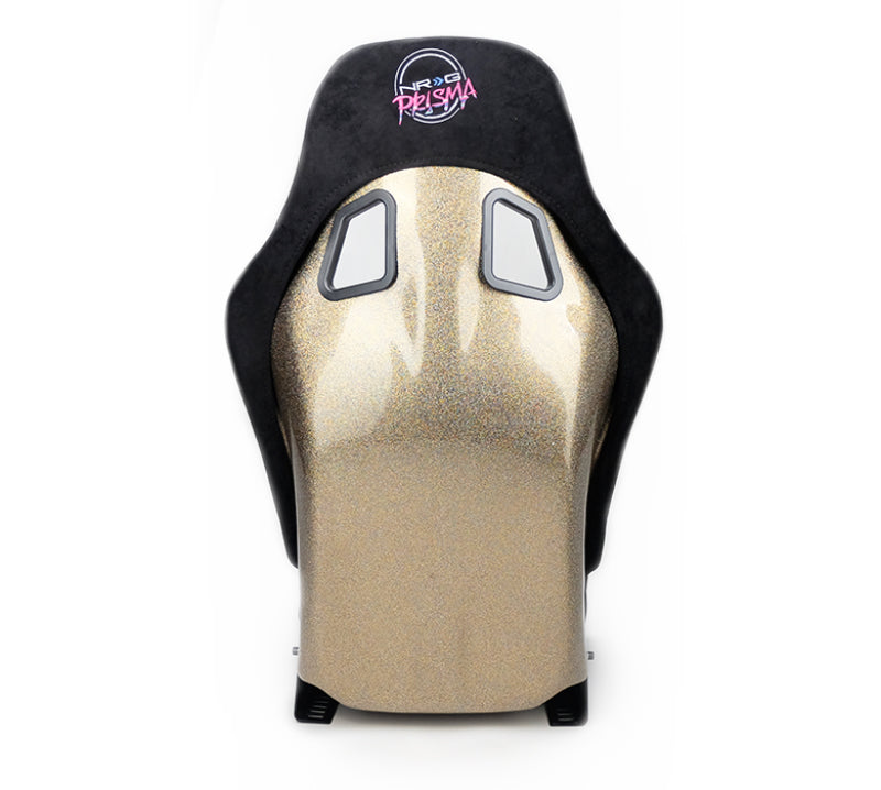 NRG FRP Bucket Seat ULTRA Edition - Medium (Black Alcantara/Gold Glitter Back) NRG FRP Bucket Seat ULTRA Edition - Medium (Black Alcantara/Gold Glitter Back)