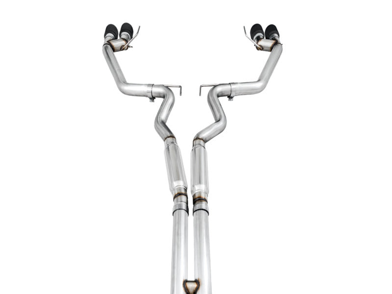 AWE Tuning 2018+ Ford Mustang GT (S550) Cat-back Exhaust - Track Edition (Quad Diamond Black Tips) AWE Tuning 2018+ Ford Mustang GT (S550) Cat-back Exhaust - Track Edition (Quad Diamond Black Tips)
