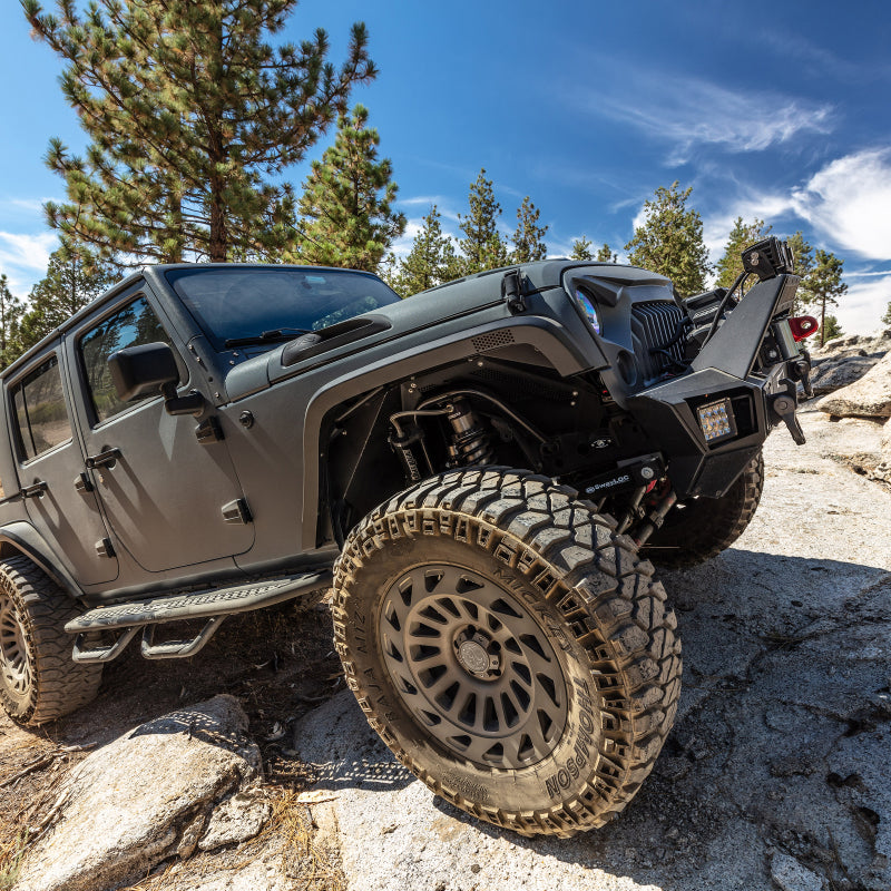 Go Rhino 07-20 Jeep Wrangler JL/JLU/JK/JKU/Gladiator JT Trailline Front Stubby Bumper Go Rhino 07-20 Jeep Wrangler JL/JLU/JK/JKU/Gladiator JT Trailline Front Stubby Bumper