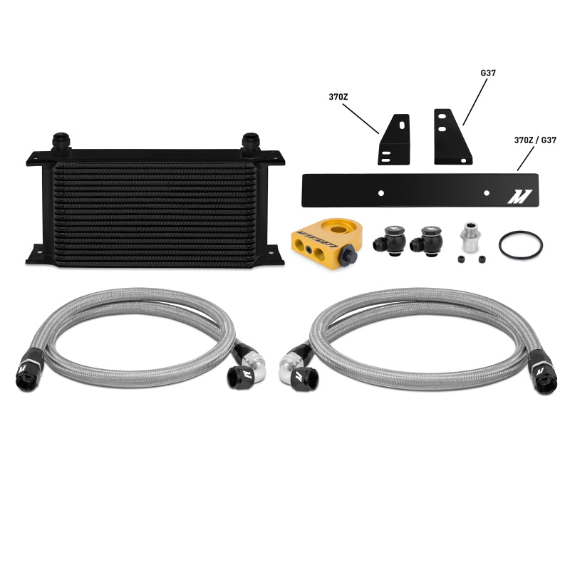 Mishimoto 09-12 Nissan 370Z / 08-12 Infiniti G37 (Coupe Only) Thermostatic Oil Cooler Kit Mishimoto 09-12 Nissan 370Z / 08-12 Infiniti G37 (Coupe Only) Thermostatic Oil Cooler Kit