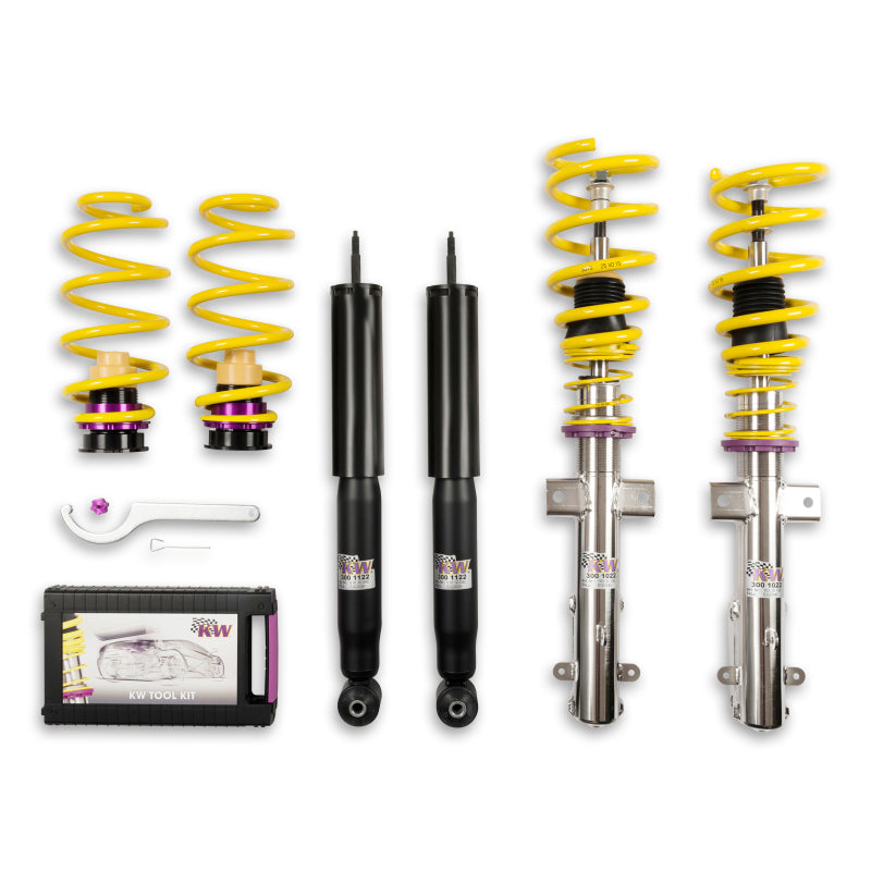 KW Coilover Kit V1 Ford Mustang Coupe + Convertible; excl. Shelby GT500 KW Coilover Kit V1 Ford Mustang Coupe + Convertible; excl. Shelby GT500