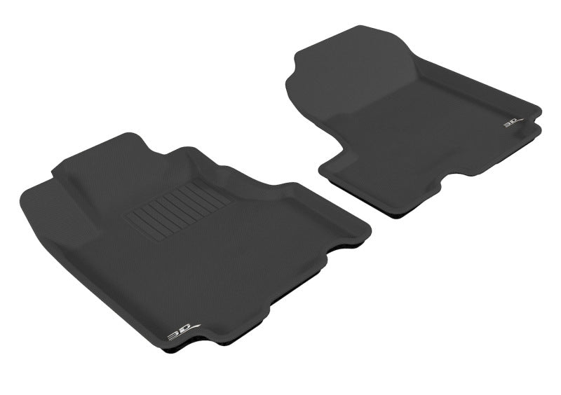 3D MAXpider 2007-2011 Honda CR-V Kagu 1st Row Floormat - Black 3D MAXpider 2007-2011 Honda CR-V Kagu 1st Row Floormat - Black