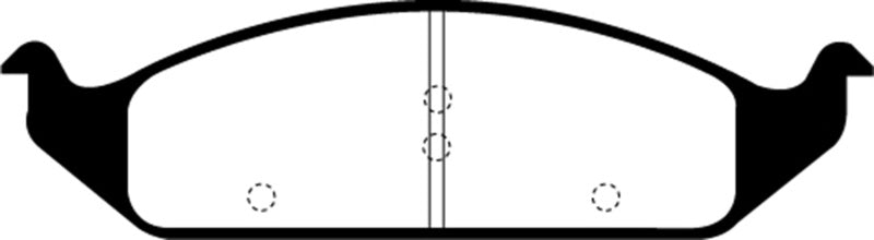 EBC 95-97 Chrysler Cirrus 2.4 (14in Wheels) Greenstuff Front Brake Pads EBC 95-97 Chrysler Cirrus 2.4 (14in Wheels) Greenstuff Front Brake Pads