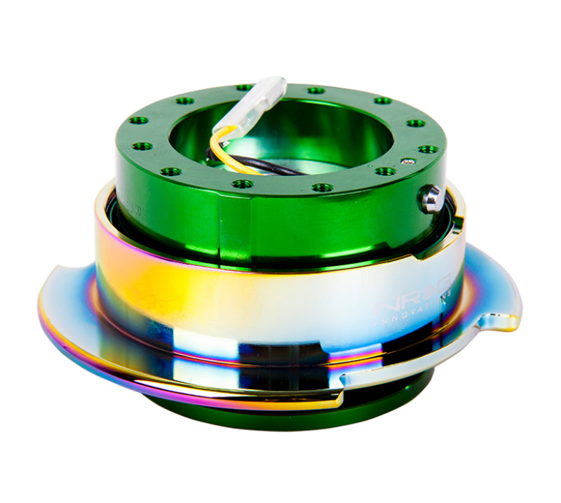 NRG Quick Release Gen 2.5 - Green Body / Neochrome Ring NRG Quick Release Gen 2.5 - Green Body / Neochrome Ring
