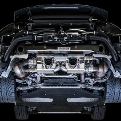 AWE Tuning Porsche 911 (991.2) Carrera / S SwitchPath Exhaust for PSE Cars - Chrome Silver Tips