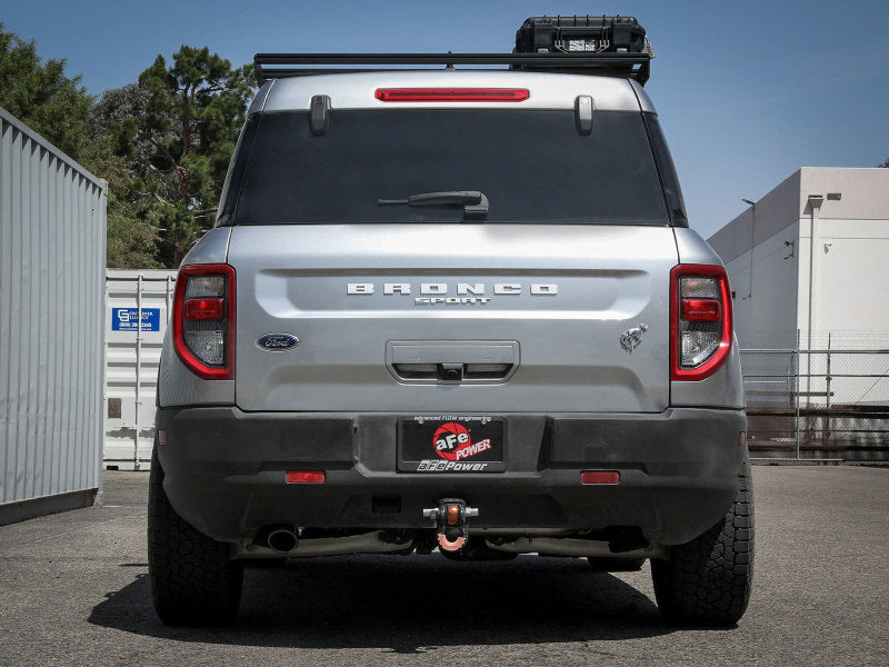 aFe Ford Bronco Sport 21-22 L3-1.5L (t)/L4-2.0L (t) Vulcan Axle-Back Exhaust System- Black Tips aFe Ford Bronco Sport 21-22 L3-1.5L (t)/L4-2.0L (t) Vulcan Axle-Back Exhaust System- Black Tips