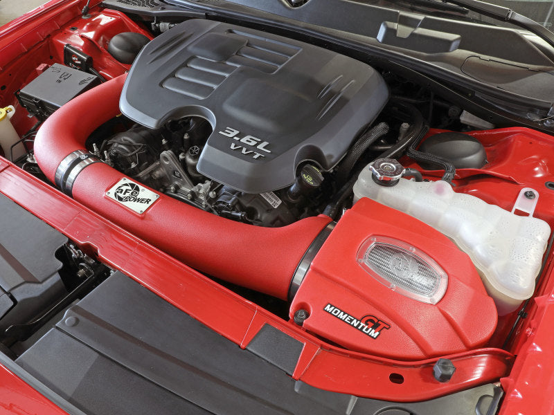 aFe Momentum GT Dry S Stage-2 Intake System 11-15 Dodge Challenger/Charger V6-3.6L (Red) aFe Momentum GT Dry S Stage-2 Intake System 11-15 Dodge Challenger/Charger V6-3.6L (Red)