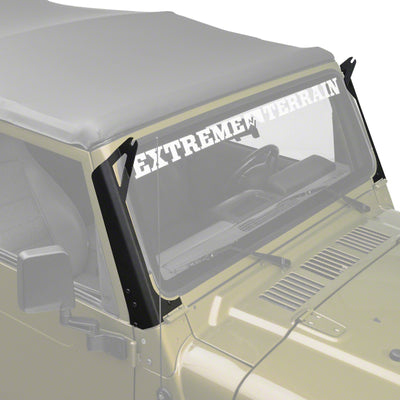 Raxiom 97-06 Jeep Wrangler TJ 50-In LED Light Bar Windshield Mount
