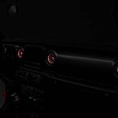 Raxiom 18-23 Jeep Wrangler JL LED Ambient Vent Lighting Kit