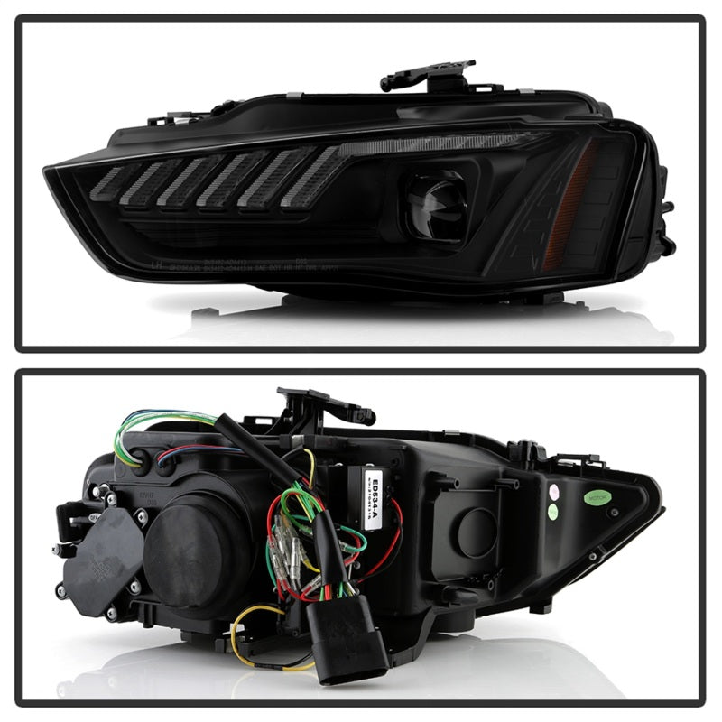 Spyder 13-16 Audi A4/S4 HID Model Only High-Power LED Headlights - Black PRO-YD-AA413HIDAP-BK Spyder 13-16 Audi A4/S4 HID Model Only High-Power LED Headlights - Black PRO-YD-AA413HIDAP-BK