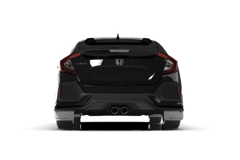 Rally Armor 17-21 Honda Civic Sport/Sport Touring White UR Mud Flap w/Black Logo Rally Armor 17-21 Honda Civic Sport/Sport Touring White UR Mud Flap w/Black Logo
