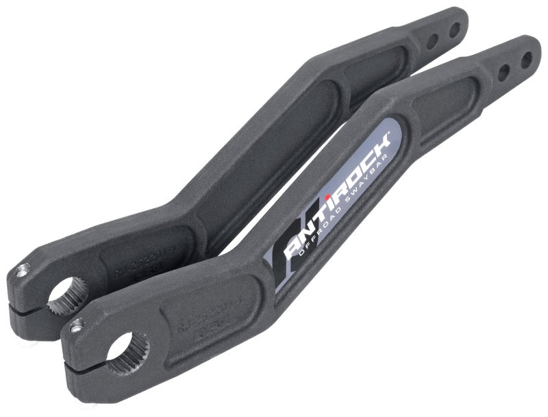 RockJock Antirock Forged Chromoly Sway Bar Arms 16.2in Long x 25 Spline Vertically Offset RockJock Antirock Forged Chromoly Sway Bar Arms 16.2in Long x 25 Spline Vertically Offset