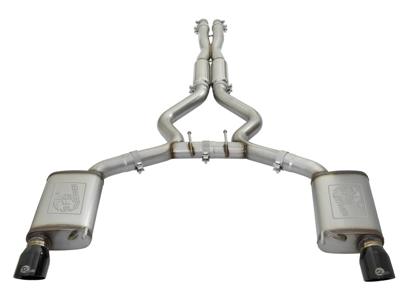 aFe 11-21 Dodge Durango V6-3.6L / V8-5.7L MACH Force-Xp 304 SS Cat-Back Exhaust System w/ Black Tip aFe 11-21 Dodge Durango V6-3.6L / V8-5.7L MACH Force-Xp 304 SS Cat-Back Exhaust System w/ Black Tip