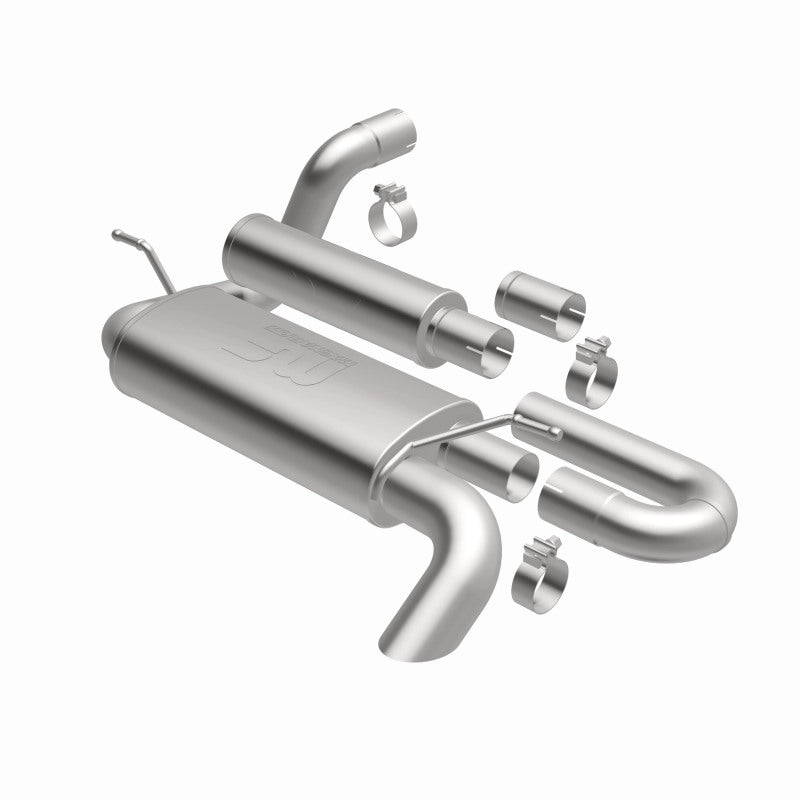 MagnaFlow 18-23 Jeep Wrangler JL 2.0L/3.6L Overland Series Axle-Back Exhaust MagnaFlow 18-23 Jeep Wrangler JL 2.0L/3.6L Overland Series Axle-Back Exhaust