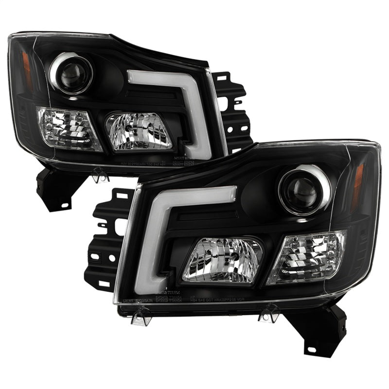 Spyder 04-15 Nissan Titan High-Power LED Module Equipped Headlights - Black (PRO-YD-NTI04PL-BK) Spyder 04-15 Nissan Titan High-Power LED Module Equipped Headlights - Black (PRO-YD-NTI04PL-BK)
