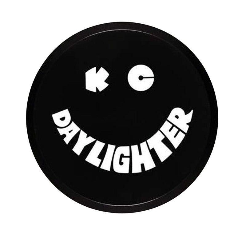 KC HiLiTES 6in. Round Hard Cover for Daylighter/SlimLite/Pro-Sport (Single) - Black w/White Smile KC HiLiTES 6in. Round Hard Cover for Daylighter/SlimLite/Pro-Sport (Single) - Black w/White Smile