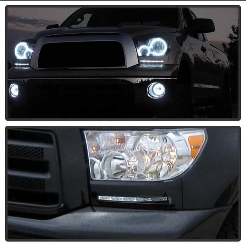 Spyder Toyota Tundra 07-13 Daytime LED Running Lights wo/switch Silver FL-DRL-TTU07-SIL Spyder Toyota Tundra 07-13 Daytime LED Running Lights wo/switch Silver FL-DRL-TTU07-SIL