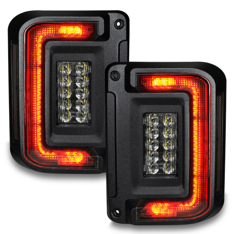 Oracle 07-17 Jeep Wrangler JK Flush Mount LED Tail Lights - Tinted SEE WARRANTY Oracle 07-17 Jeep Wrangler JK Flush Mount LED Tail Lights - Tinted SEE WARRANTY
