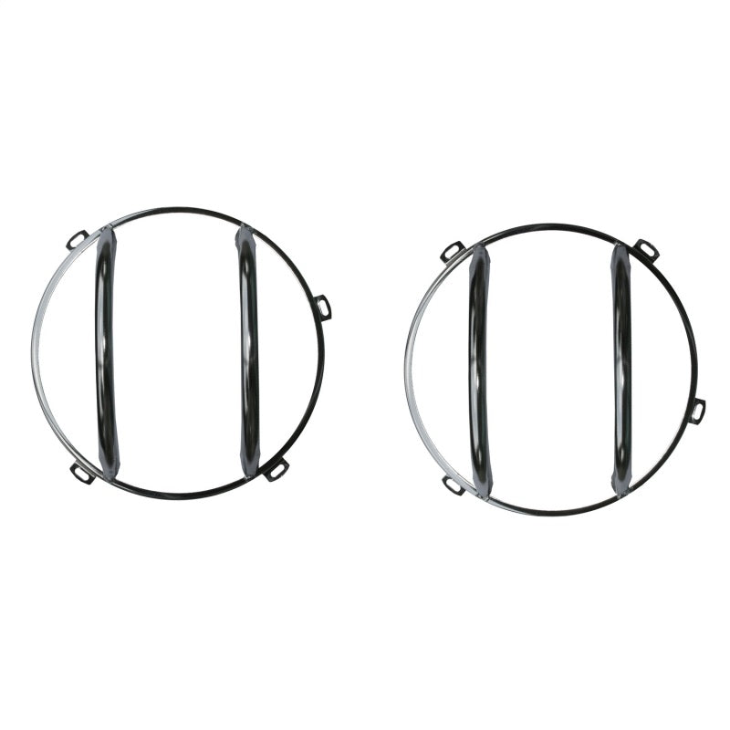 Rugged Ridge 07-18 Jeep Wrangler JK Stainless Steel Headlight Euro Guard Kit Rugged Ridge 07-18 Jeep Wrangler JK Stainless Steel Headlight Euro Guard Kit