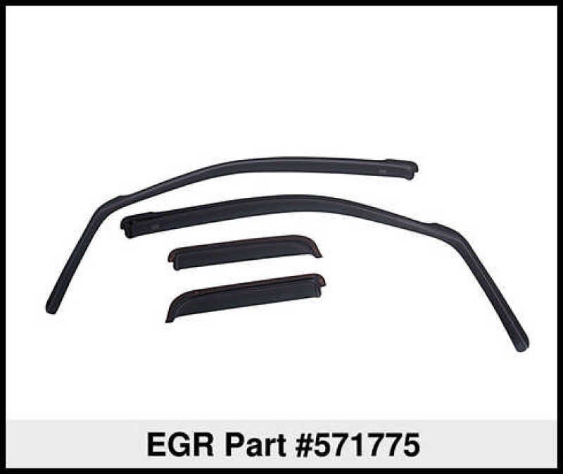 EGR 14+ Chev Silverado/GMC Sierra Crw Cab In-Channel Window Visors - Set of 4 - Matte (571775) EGR 14+ Chev Silverado/GMC Sierra Crw Cab In-Channel Window Visors - Set of 4 - Matte (571775)