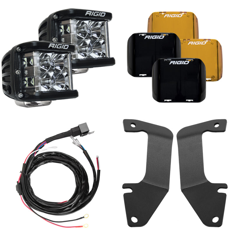Rigid Industries 14-20 Toyota Tundra A-Pillar Light Kit w/D-SS Flood Rigid Industries 14-20 Toyota Tundra A-Pillar Light Kit w/D-SS Flood