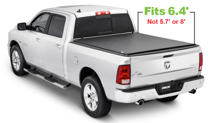 Tonno Pro 09-19 Dodge RAM 1500 6.4ft Fleetside Lo-Roll Tonneau Cover Tonno Pro 09-19 Dodge RAM 1500 6.4ft Fleetside Lo-Roll Tonneau Cover