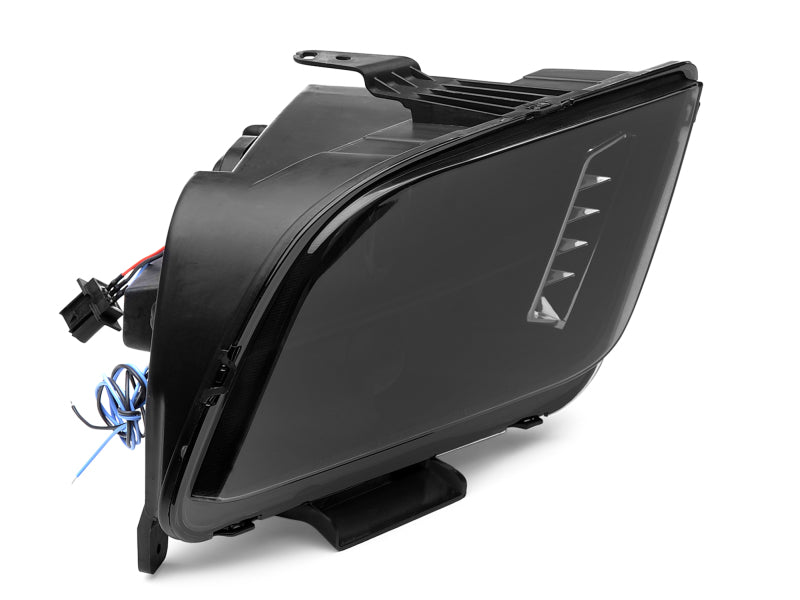 Raxiom 05-09 Ford Mustang w/ Halogen LED Halo Prjctr Headlights-Blk Hsng(Smoked Lens Exclude GT500) Raxiom 05-09 Ford Mustang w/ Halogen LED Halo Prjctr Headlights-Blk Hsng(Smoked Lens Exclude GT500)