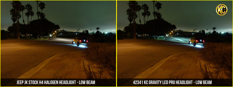 KC HiLiTES 07-18 Jeep JK (Not for Rubicon/Sahara) 7in. Gravity LED Pro DOT Headlight (Pair Pack Sys) KC HiLiTES 07-18 Jeep JK (Not for Rubicon/Sahara) 7in. Gravity LED Pro DOT Headlight (Pair Pack Sys)